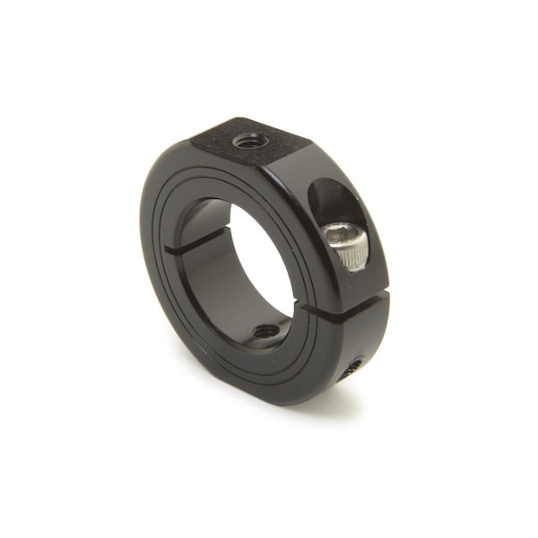 Mountable Collar, 1pc Clamp, Bore 10mm, Anod Aluminum, OD 24mm